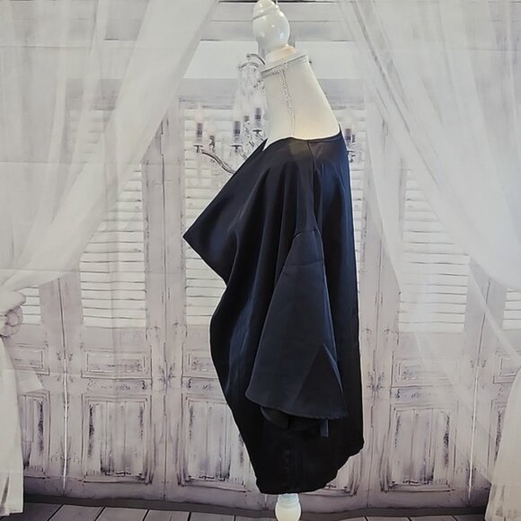 Shein Drape Front Blouse - Picture 2 of 4